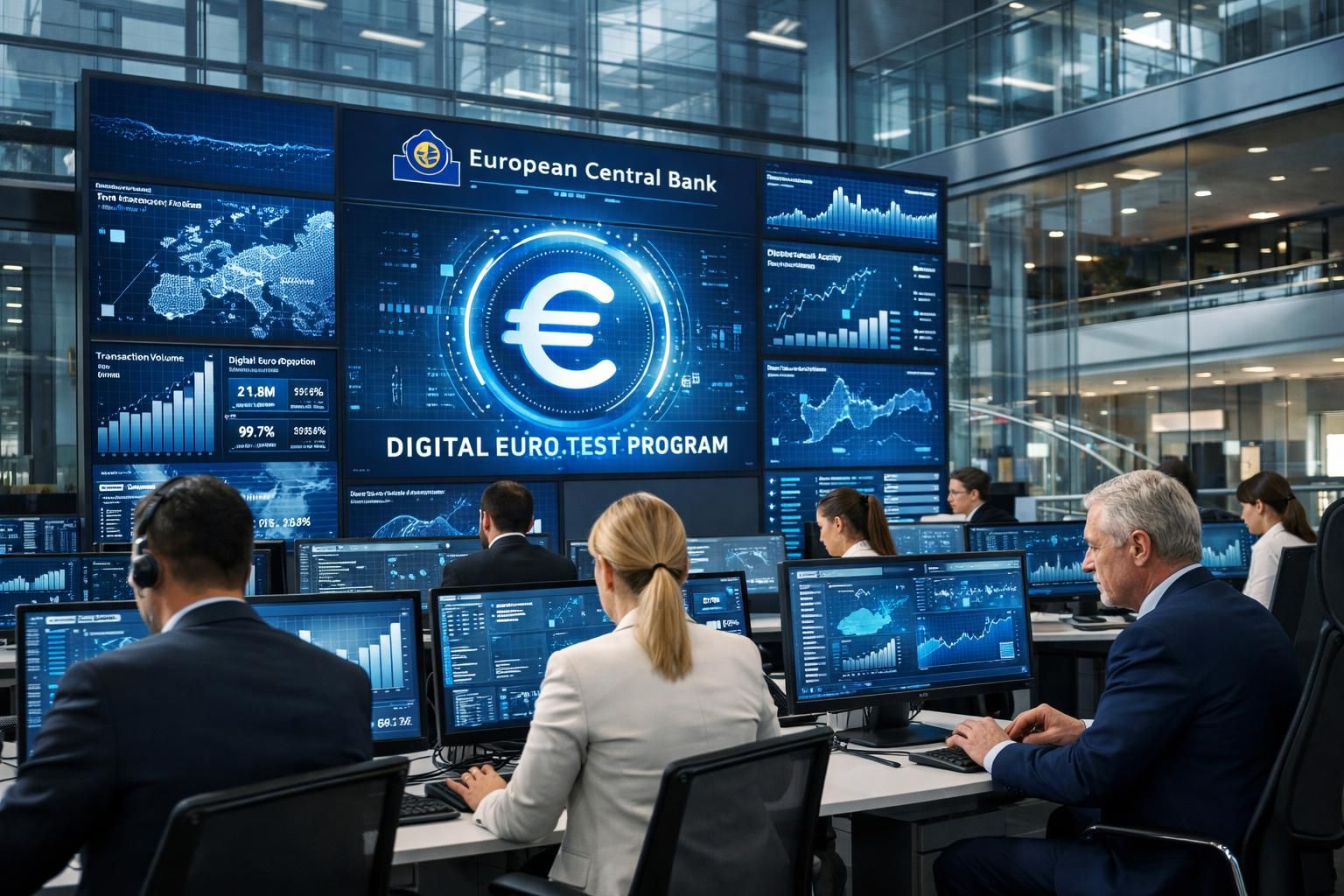 avrupa merkez bankası dijital euro test takviminde önemli ilerlemeler kaydetti, dijital para birimi geliştirme sürecinde yeni adımlar atılıyor.