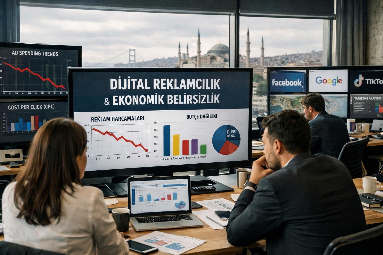 ekonomik belirsizlik döneminde reklam yatırımları büyük platformlara yöneliyor; markalar daha geniş kitlelere ulaşmak ve riskleri azaltmak için devasa dijital mecraları tercih ediyor.