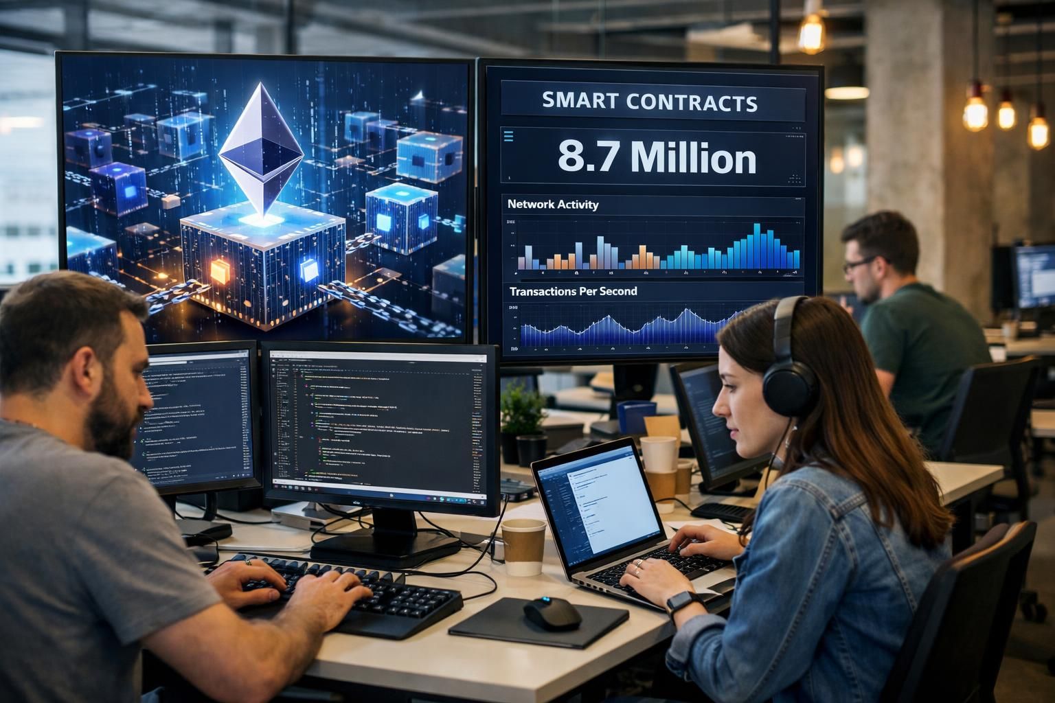 ethereum ağ güncellemesi sonrası akıllı sözleşme faaliyetlerinde önemli bir artış yaşandı. güncellemeyle blok zinciri performansı ve güvenilirliği artırıldı.