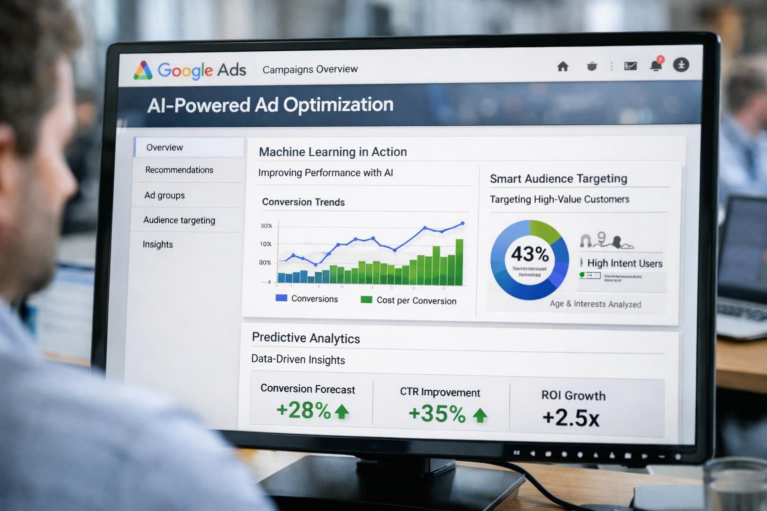 google, yapay zeka destekli reklam çözümlerini geliştirerek dijital pazarlamada yenilikçi ve etkili stratejiler sunuyor.