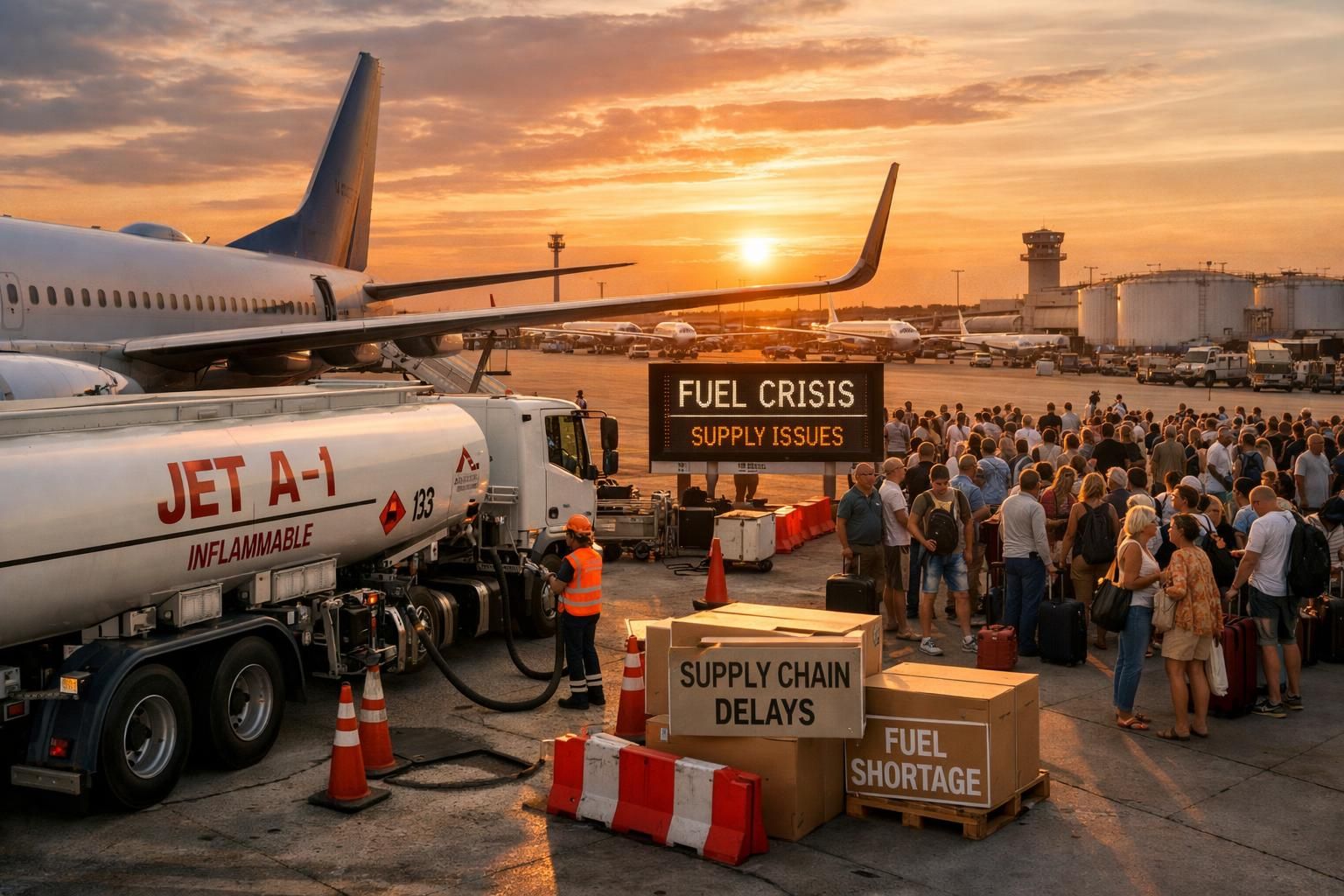 avrupa'da jet yakıtı krizi, yaz seyahat planlarını zorlaştırıyor ve turizm sektörünü olumsuz etkiliyor.