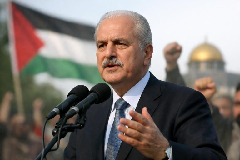 kurtulmuş, filistin dostlarını filistin davasına tam destek vermeye ve mücadelede birlik olmaya çağırdı.