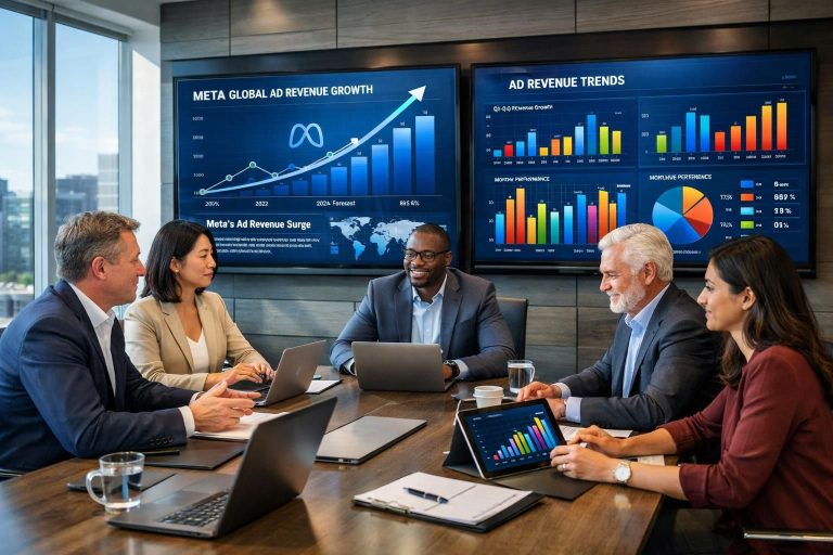 meta, emarketer verilerine göre 2026 yılında küresel reklam gelirlerinde google'ı geçmeye hazırlanıyor. dijital reklamcılıktaki bu büyük değişimi kaçırmayın.