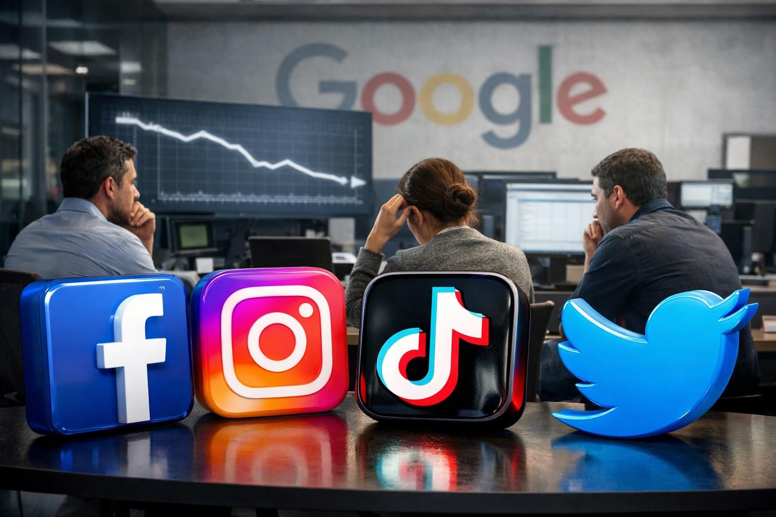 google'ın reklam büyümesi, sosyal platform rekabeti nedeniyle yavaşlıyor. reklam sektöründeki değişimleri ve google'ın bu yeni rekabet ortamındaki stratejilerini keşfedin.