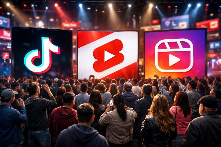 tiktok, youtube shorts ve reels arasında reklam rekabeti giderek artıyor, platformlar kullanıcı dikkatini çekmek için mücadele ediyor.