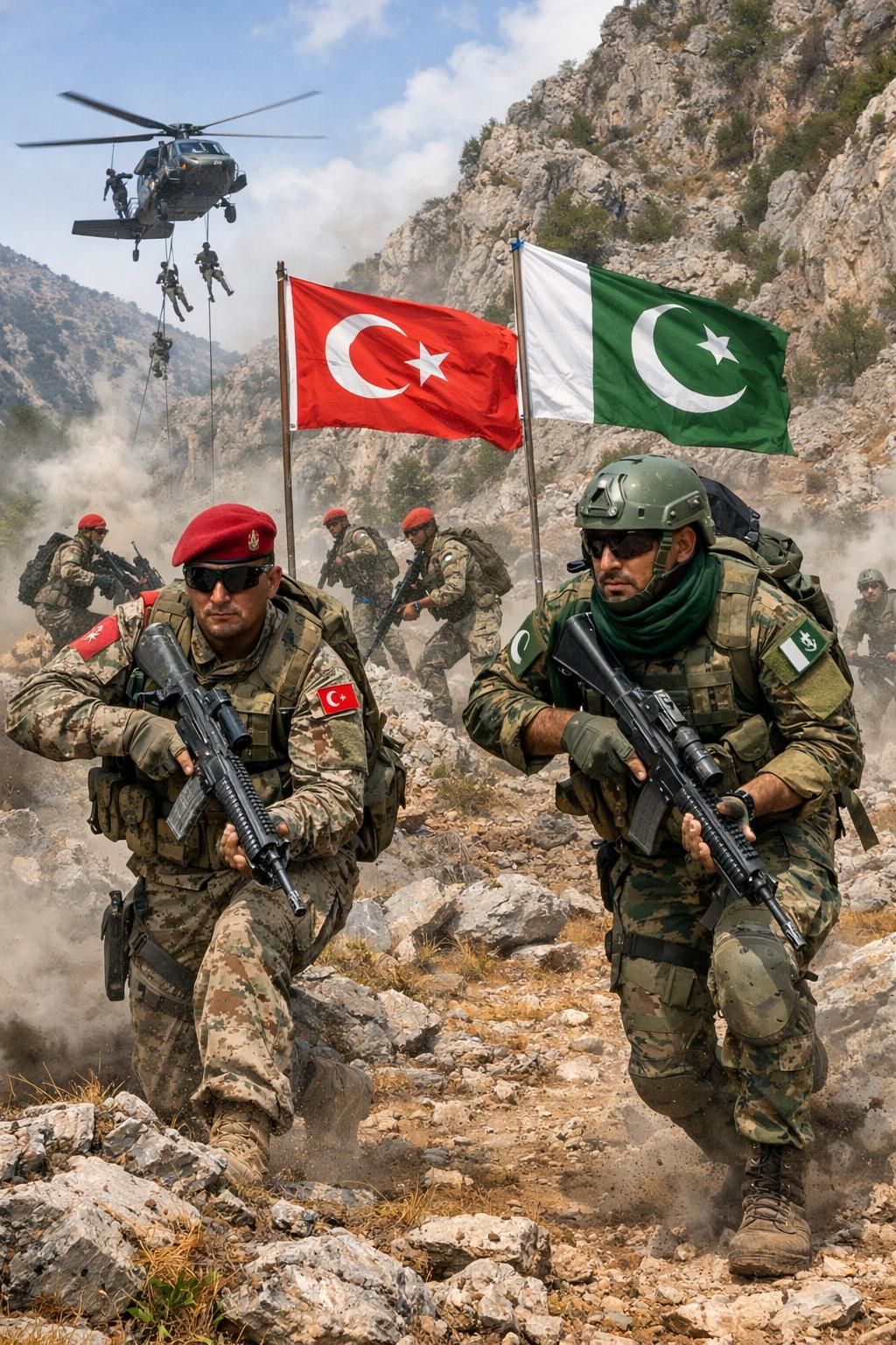 türkiye ve pakistan arasında gerçekleştirilen ortak komando tatbikatı cinnah 2026 başarıyla tamamlandı. i̇ş birliği ve savunma kabiliyetleri güçlendi.