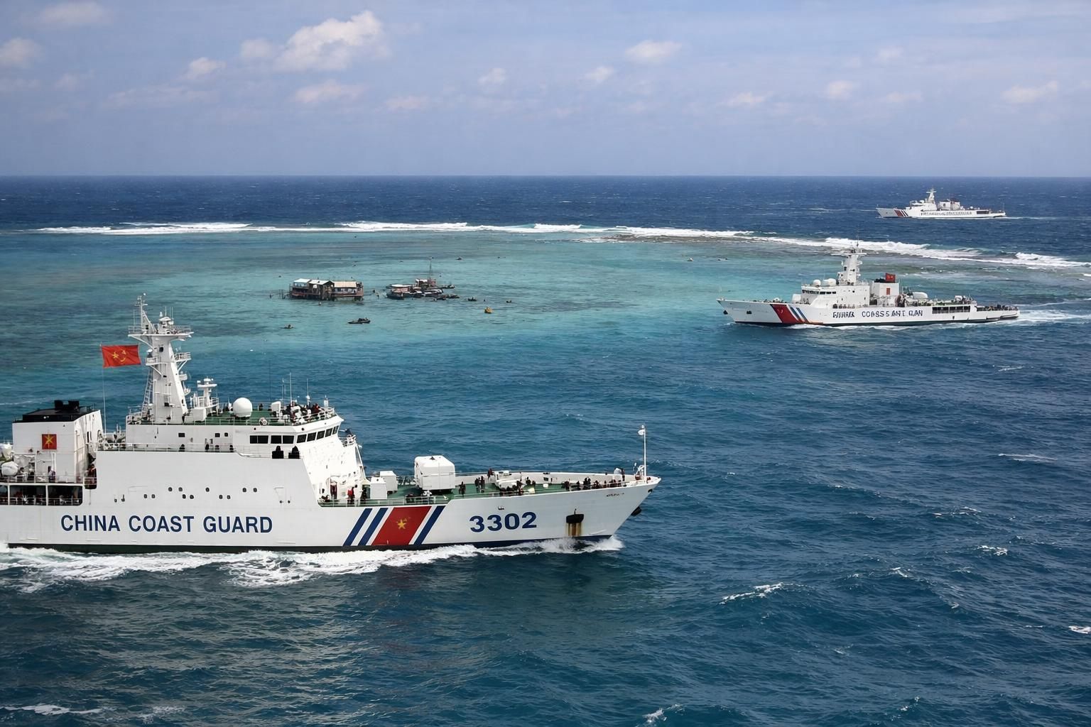 çin, güney çin denizi'ndeki stratejik scarborough sığı'na erişimi sıkılaştırarak bölgedeki kontrolünü artırıyor.