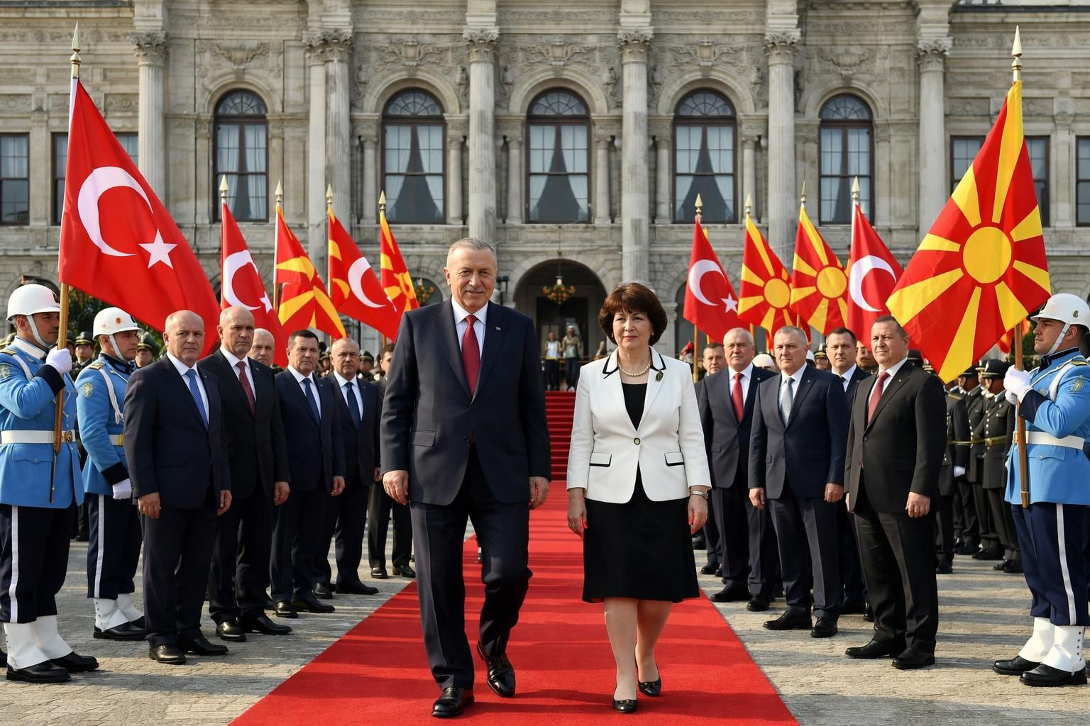 erdoğan, i̇stanbul'da kuzey makedonya cumhurbaşkanı ile önemli görüşmeler gerçekleştirdi. i̇ki lider arasındaki iş birliği ve bölgesel konular ele alındı.