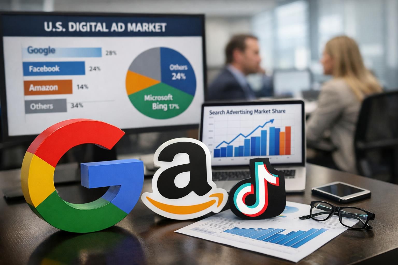 google'ın abd'deki pazar payının yüzde 50'nin altına düşme olasılığı ve bunun sektöre etkileri hakkında güncel analizler.
