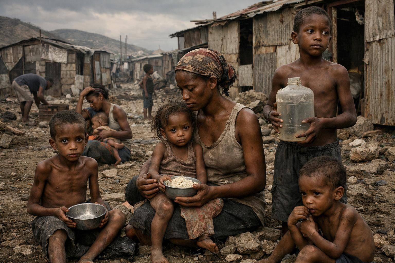 haiti'deki açlık krizi, bazı sınırlı iyileşmelere rağmen hala kritik seviyede devam ediyor ve acil müdahale gerektiriyor.