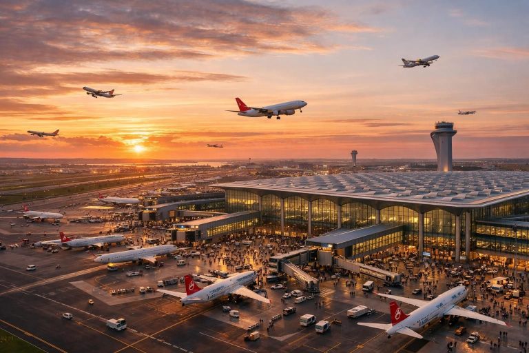 i̇stanbul havalimanı, günlük ortalama 1.472 uçuş ile avrupa'nın en yoğun havalimanı olarak öne çıkıyor. avrupa'nın havacılık merkezi olarak önemli bir rol oynayan i̇stanbul havalimanı hakkında detaylı bilgi edinin.