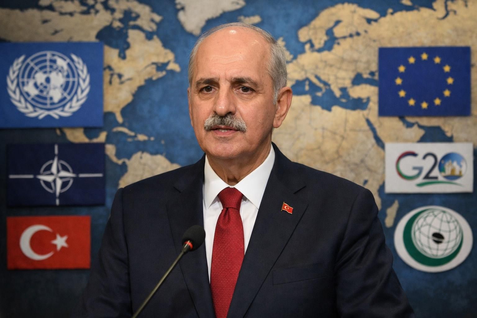 kurtulmuş, küresel sistemdeki kurumların işlevsiz hale geldiğini vurgulayarak, uluslararası düzenin yeniden şekillendirilmesi gerektiğini belirtti.