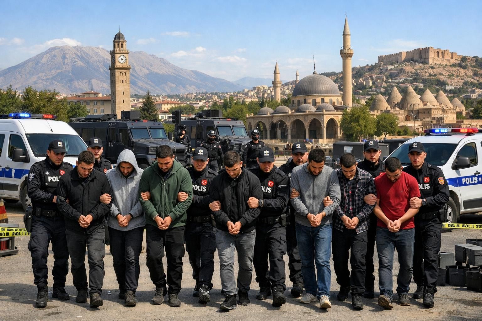 malatya ve şanlıurfa merkezli düzenlenen deaş operasyonunda 9 kişi gözaltına alındı. terörle mücadelede önemli bir adım.