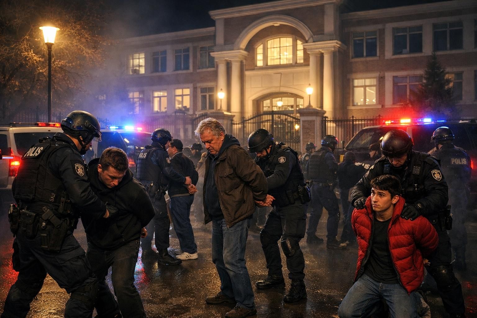 okulları hedef gösteren paylaşımlar nedeniyle 67 kişi gözaltına alındı. güvenlik güçleri, kamu düzenini korumak amacıyla bu kişilere müdahale etti.