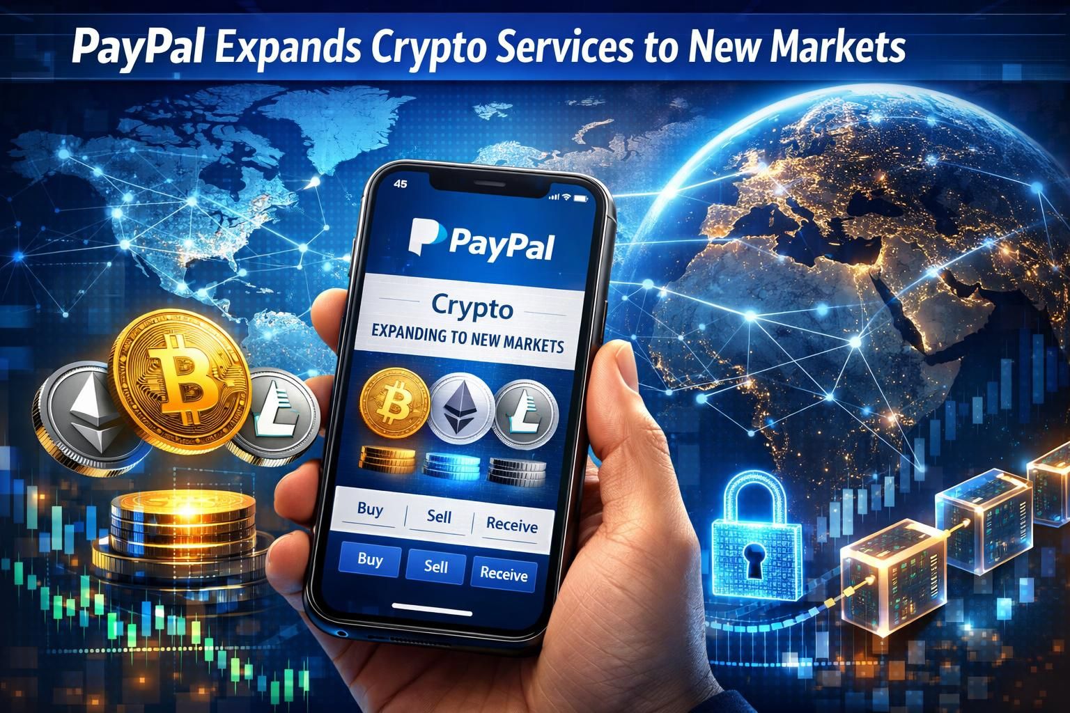 paypal, kripto para hizmetlerini yeni pazarlara genişleterek kullanıcılarına daha fazla erişim imkanı sunuyor.