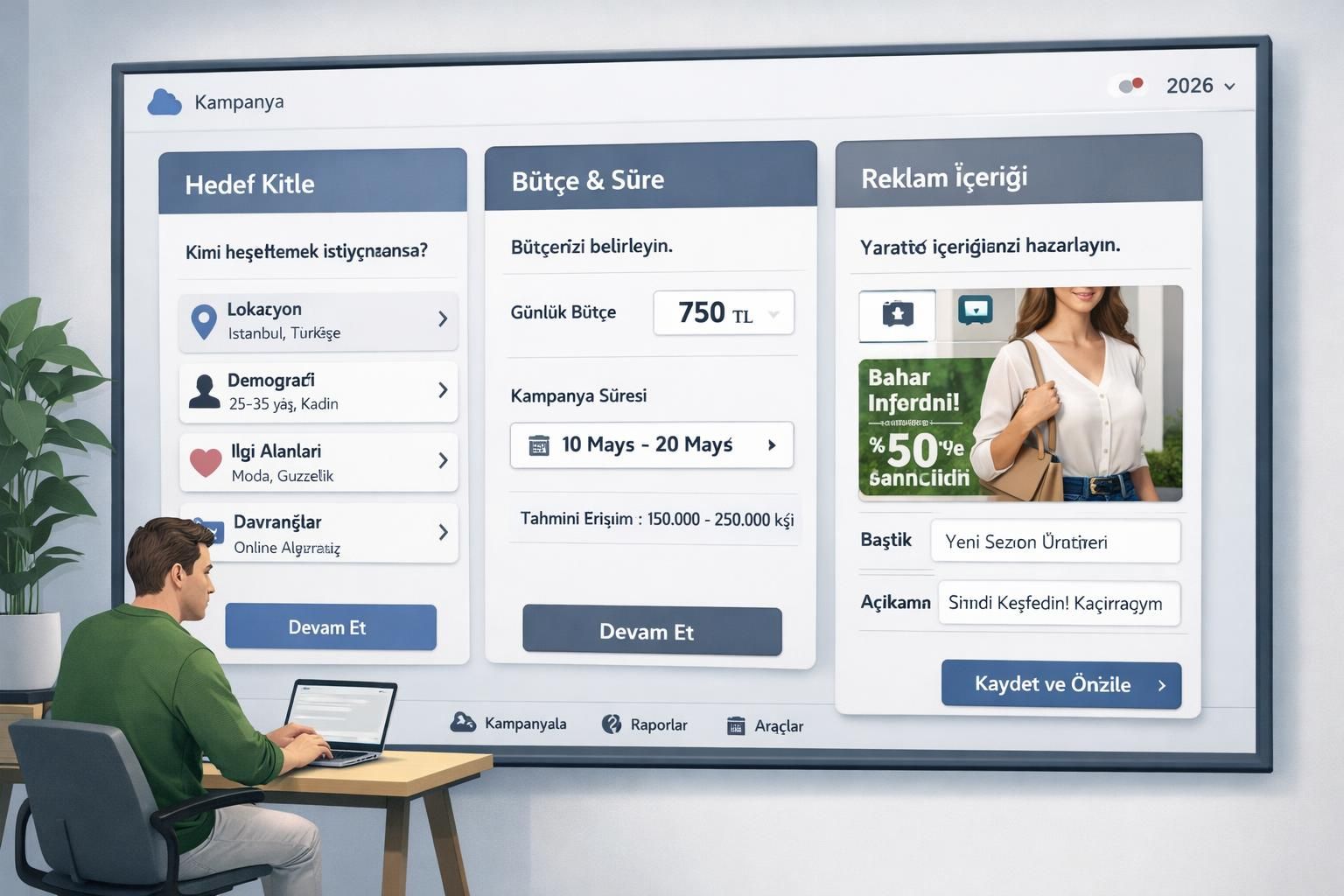 reklam platformları, markaların daha fazla çekmesi için kampanyaları basitleştiriyor ve etkili hale getiriyor.