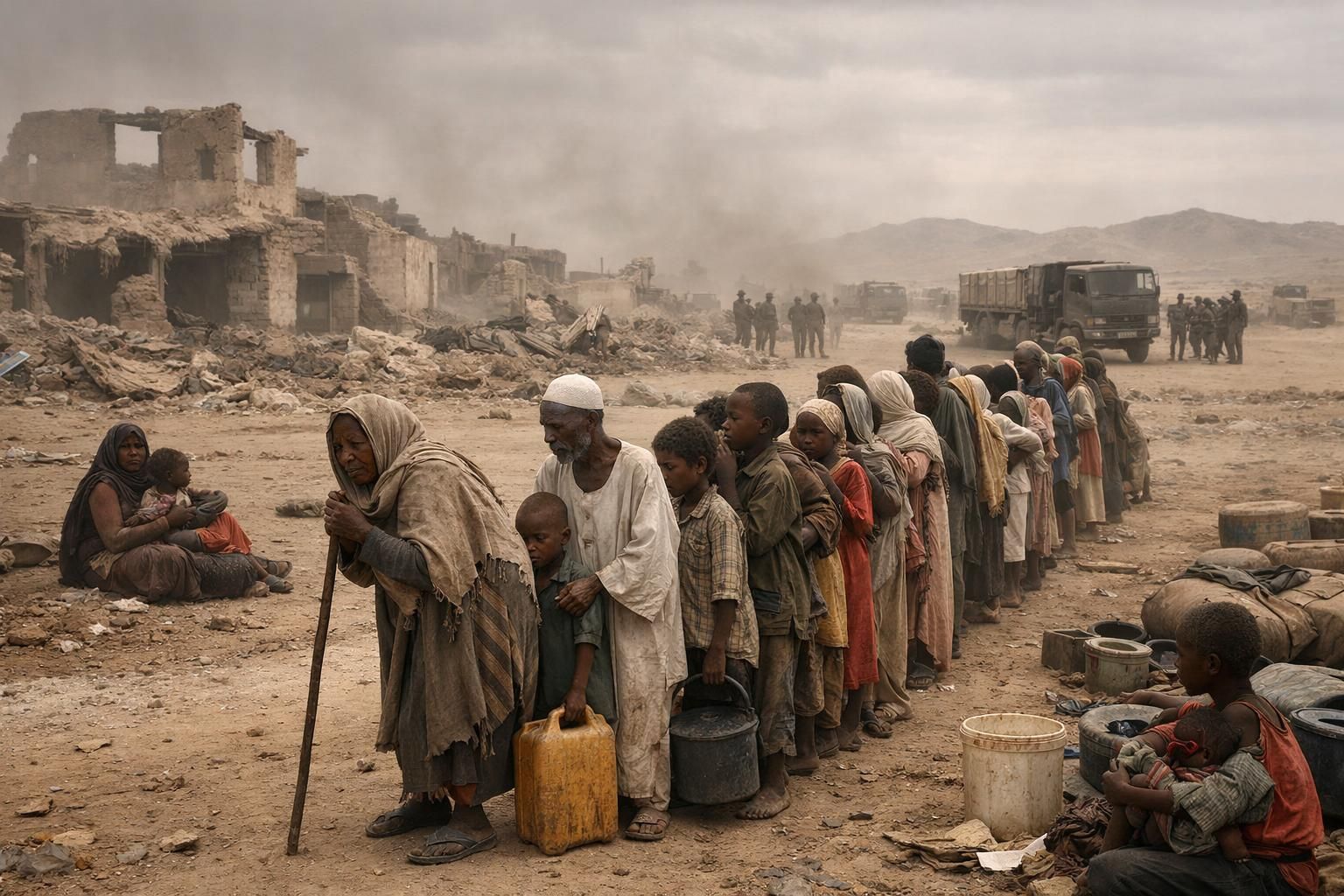 sudan'daki savaş dördüncü yılına girerken insani kriz giderek derinleşiyor, siviller zor koşullarla mücadele ediyor ve uluslararası yardım çağrıları artıyor.