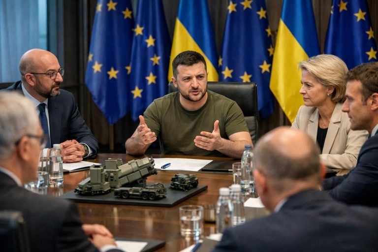 zelenskiy, avrupa ile gerçekleştirdiği görüşmelerde hava savunmasını öncelikli konu olarak belirledi ve savunma işbirliğini güçlendirmeyi hedefliyor.